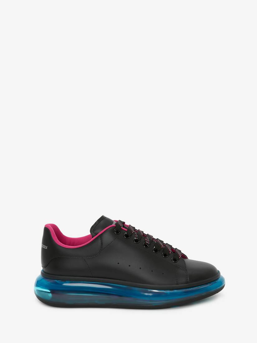 Zapatillas Alexander McQueen Oversized Hombre - Negros/Azules - Mexico 706-FHKNYZ